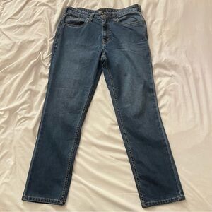 5.11 Tactical Defender Flex Evolve Jeans Men 36x32 Blue Denim Side Pockets 74539